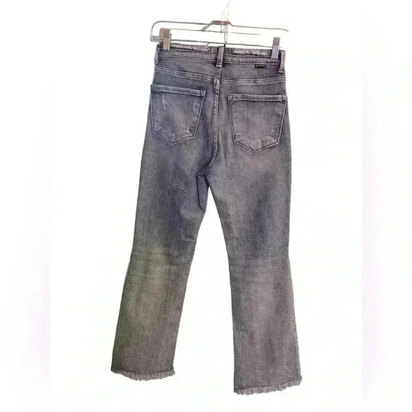 Risen Jeans size 1/25 distressed blue jeans ankle length. Gently used. - Picture 2 of 8